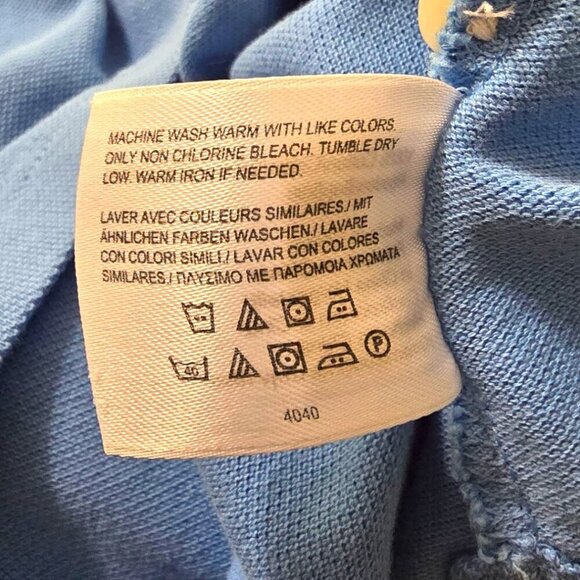 Brooks Brothers 346 Original Fit Blue Polo Shirt Sz L - Picture 10 of 10